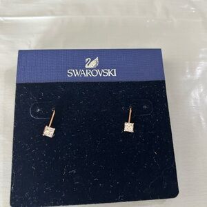 Swarovski Rose Gold Crystal Earrings